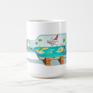Cartoon Summer Cristal Ball Coffee Mug