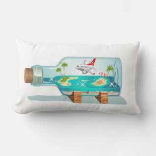 Cartoon Summer Cristal Ball Lumbar Cushion