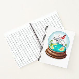 Cartoon Summer Cristal Ball Notebook
