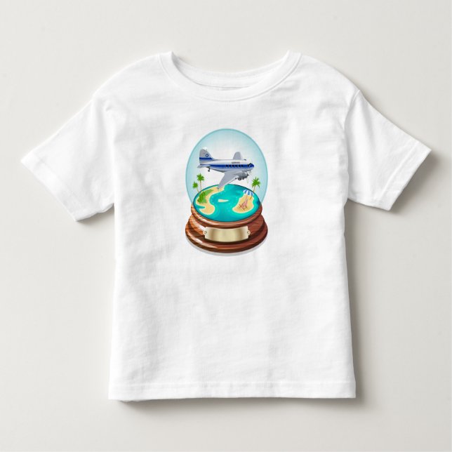 Cartoon Summer Cristal Ball Toddler T-Shirt (Front)