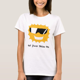 Cartoon Sun With Sunglasses T-Shirt