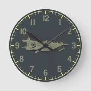 Cartoon "Sunderland" Round Clock