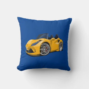 Cartoon super car cushion