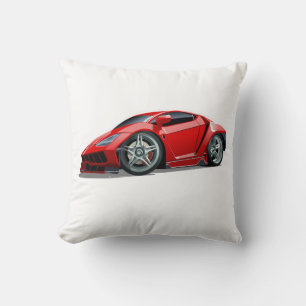 Cartoon super car cushion