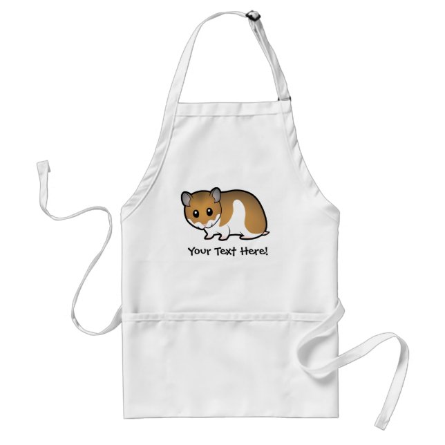 Cartoon Syrian Hamster Standard Apron (Front)