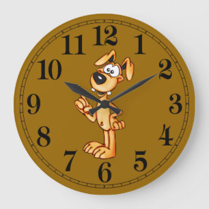 Cartoon Talking Dog Wall Clock