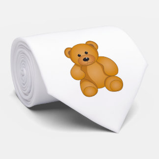 Cartoon Teddy Design Tie