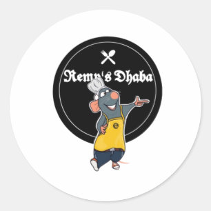 Cartoon Themed Products Classic T-Shirt Round Sticker