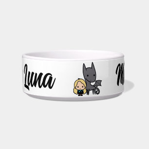 Cartoon Thestral and Luna Character Art Bowl
