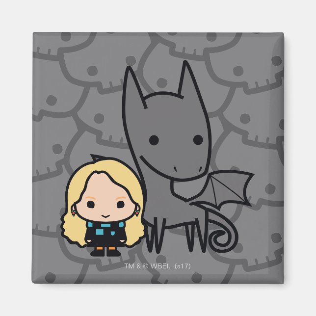 Cartoon Thestral and Luna Character Art Magnet (Front)