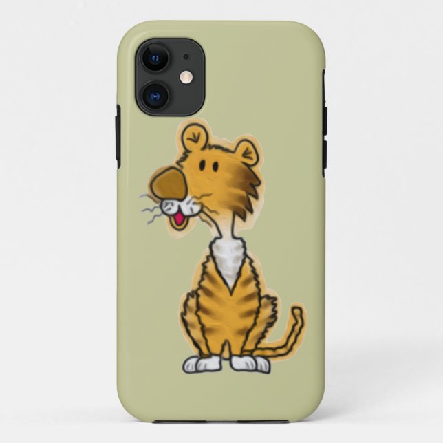 Cartoon Tiger Case-Mate iPhone Case (Back)