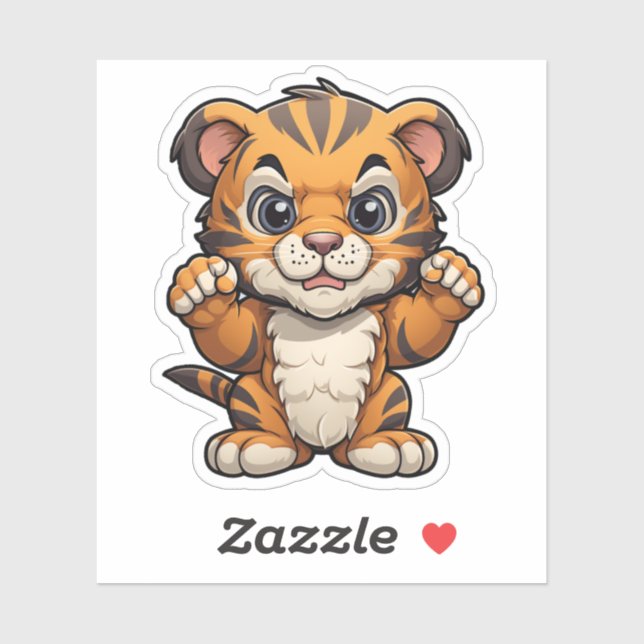 Cartoon tiger illustration (Sheet)