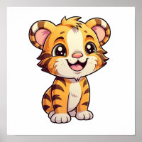 Cartoon tiger illustration