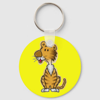 Cartoon Tiger Key Ring