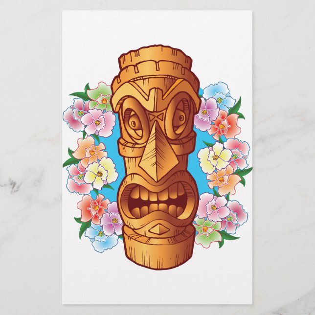 Cartoon Tiki Statue (Front)