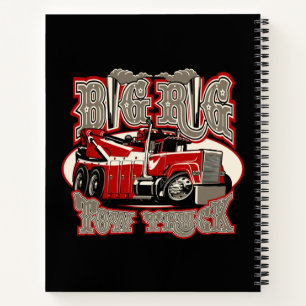 Cartoon tow truck notebook