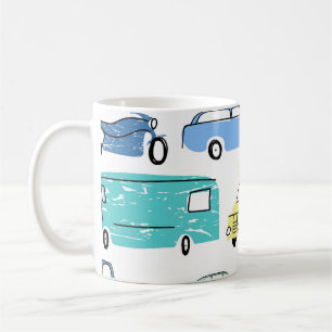 Cartoon Transport: City Kids' Fun. Coffee Mug