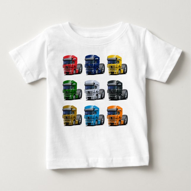Cartoon truck baby T-Shirt (Front)