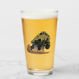 Cartoon truck glass