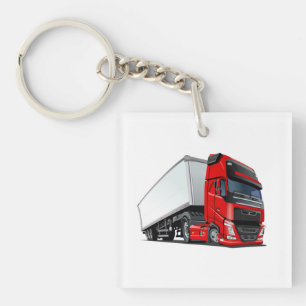Cartoon truck key ring