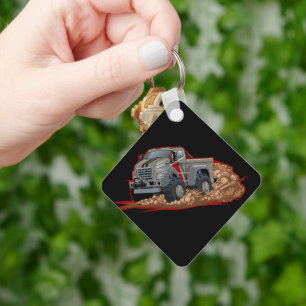 Cartoon truck key ring
