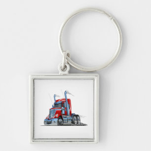 Cartoon truck key ring