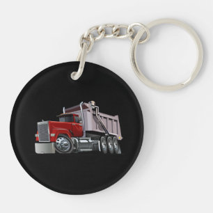 Cartoon truck key ring