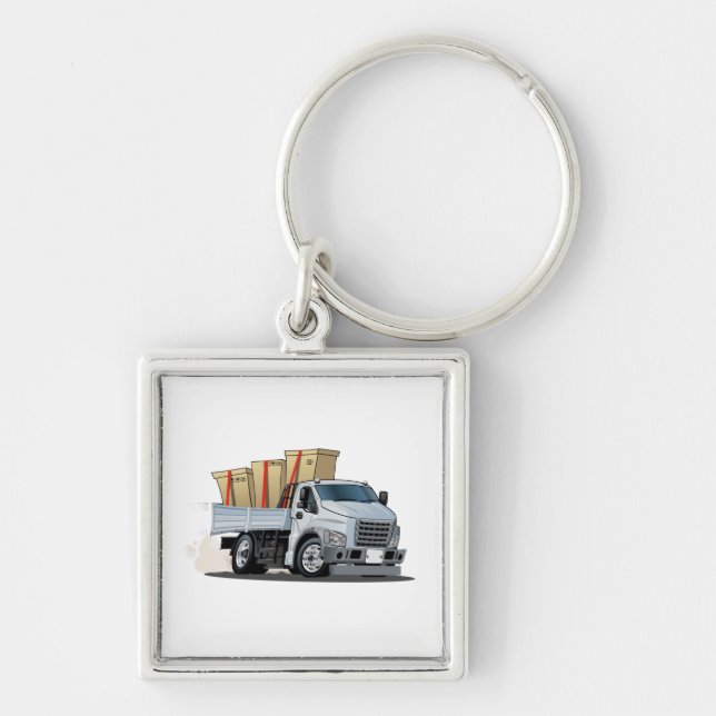 Cartoon truck key ring (Front)