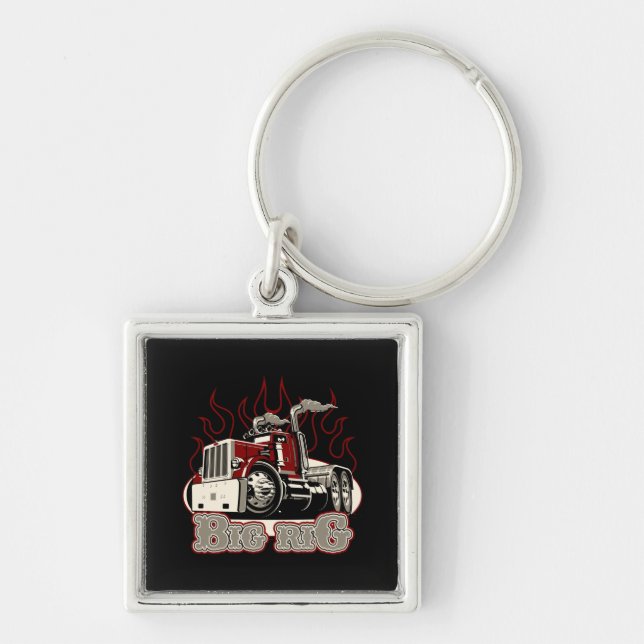 Cartoon truck key ring (Front)