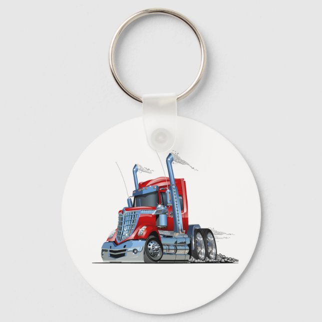 Cartoon truck key ring (Front)