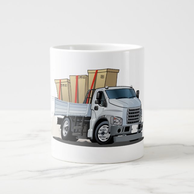 Cartoon truck large coffee mug (Front)