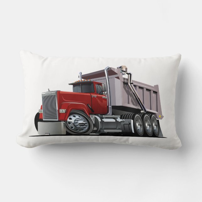 Cartoon truck lumbar pillow (Front)
