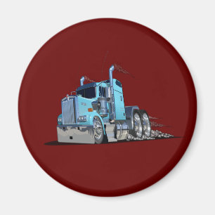 Cartoon truck magnet