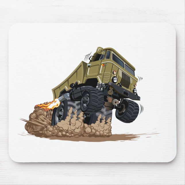 Cartoon truck mouse pad (Front)