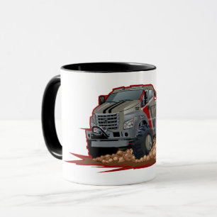 Cartoon truck mug