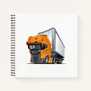 Cartoon truck notebook