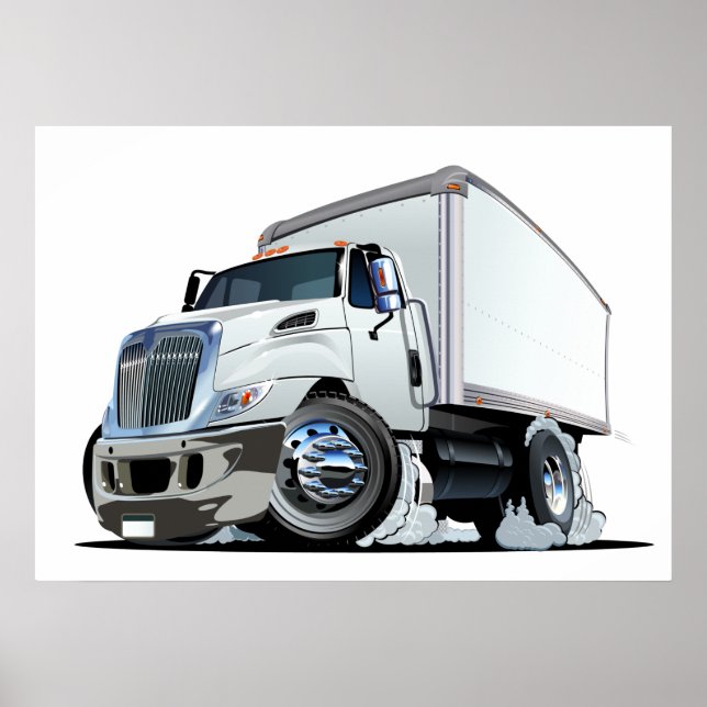 Cartoon truck poster (Front)