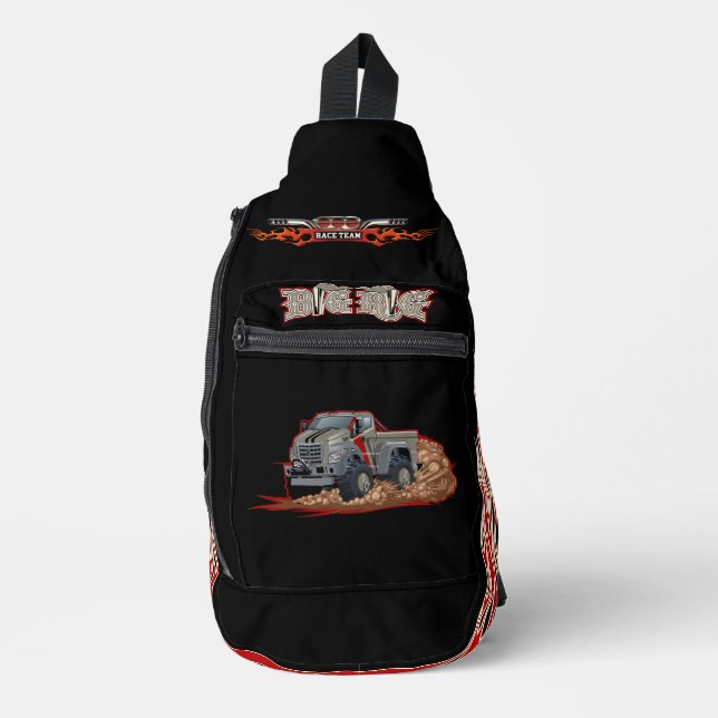 Cartoon truck sling bag (Front)