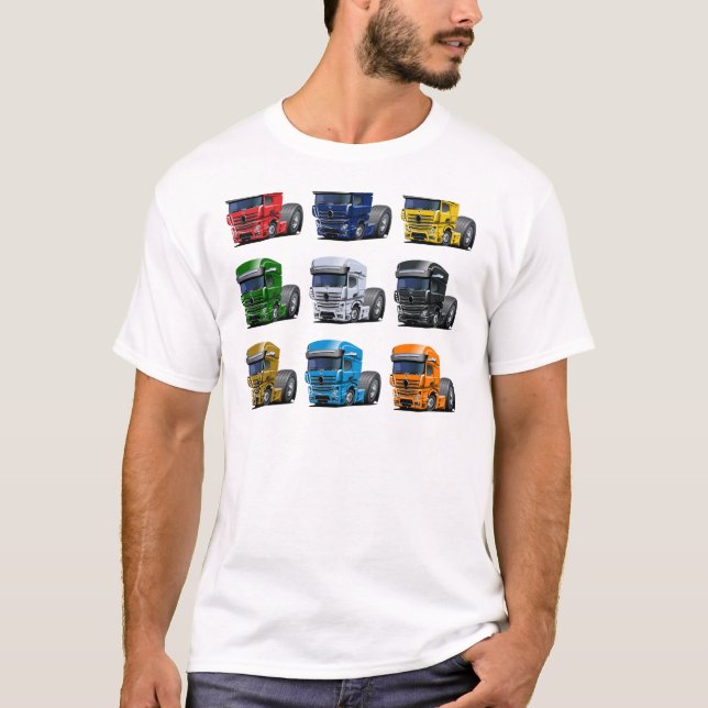 Cartoon truck T-Shirt (Front)