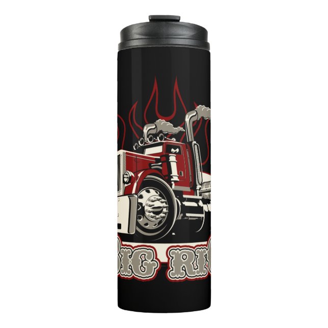 Cartoon truck thermal tumbler (Front)