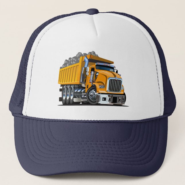 Cartoon truck trucker hat (Front)