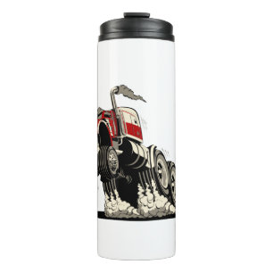 cartoon truxk thermal tumbler