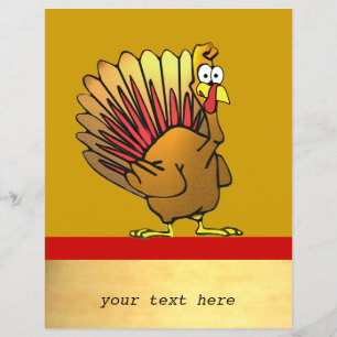 Cartoon Turkey Business Flyer