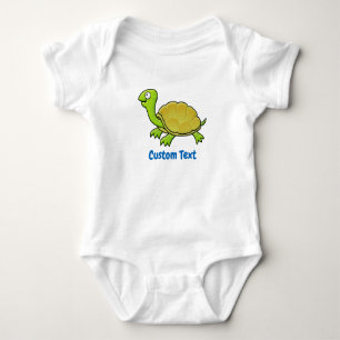 Cartoon Turtle Baby Bodysuit