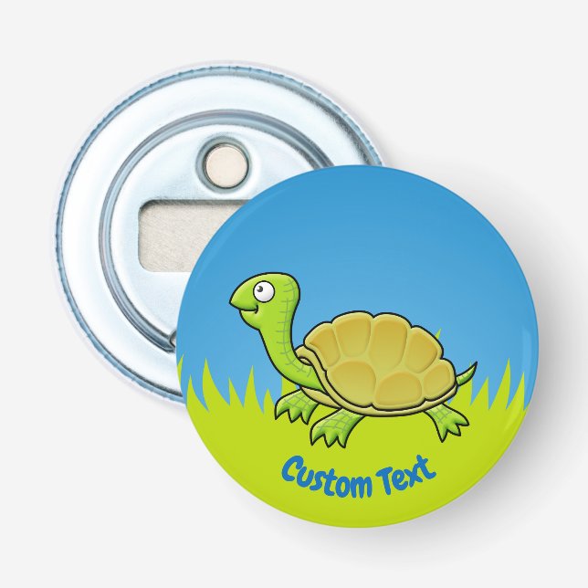 Cartoon Turtle Bottle Opener (Front)