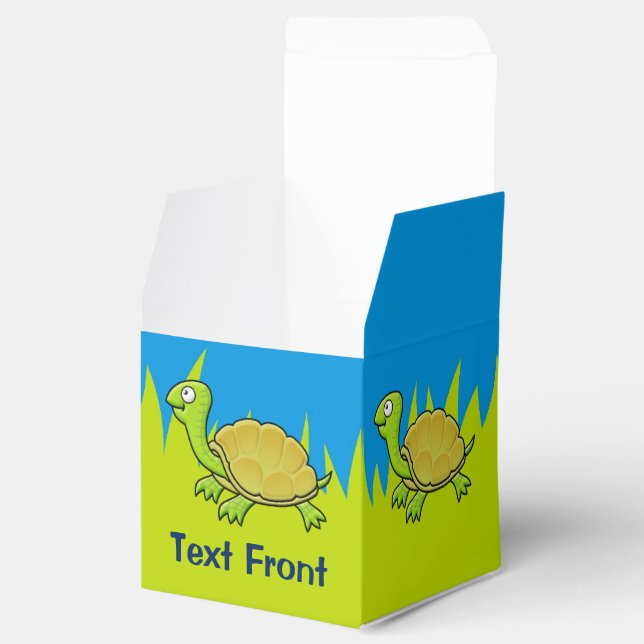 Cartoon Turtle Favour Box (Opened)