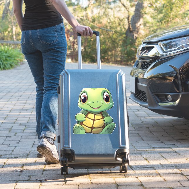 Cartoon turtle illustration (Suitcase Insitu)