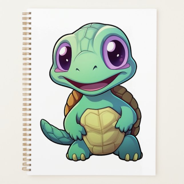 Cartoon turtle illustration Copy Copy Copy Copy Co Planner (Front)