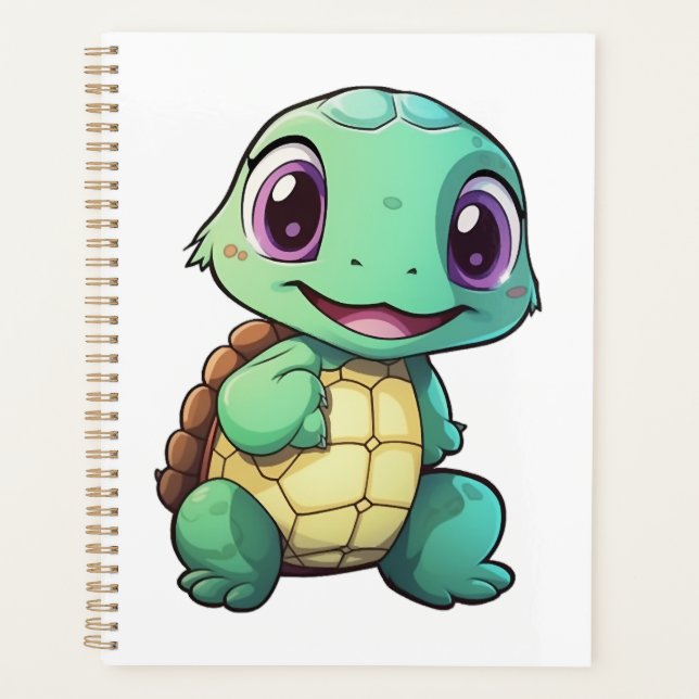 Cartoon turtle illustration Copy Copy Copy Copy Co Planner (Front)