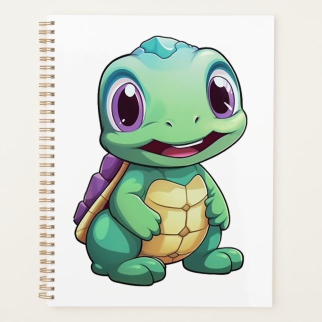 Cartoon turtle illustration Copy Copy Copy Copy Co Planner (Front)